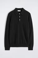 COS Seamless Cashmere Polo Shirt