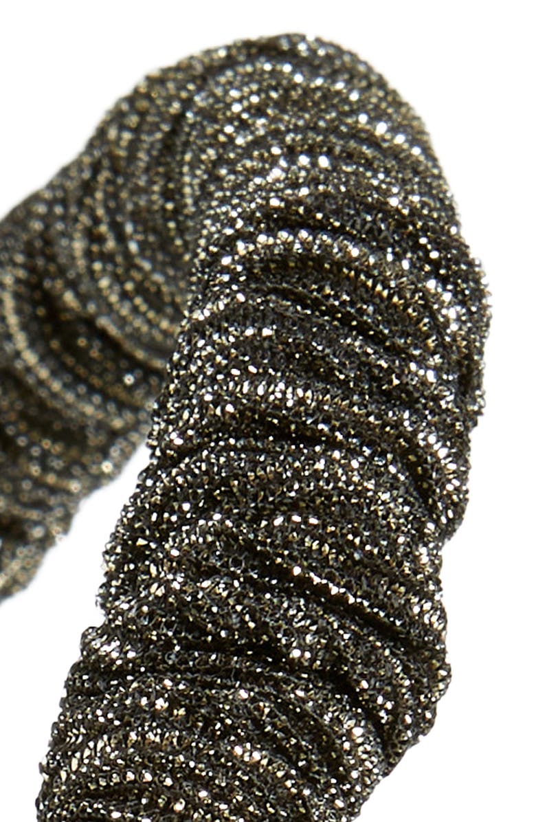 Lele Sadoughi Jessie Metallic Slim Headband, Alternate, color, 