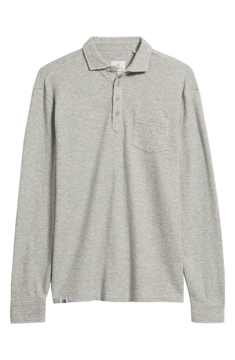 johnnie-O Alwin Long Sleeve Polo, Alternate, color, Light Gray