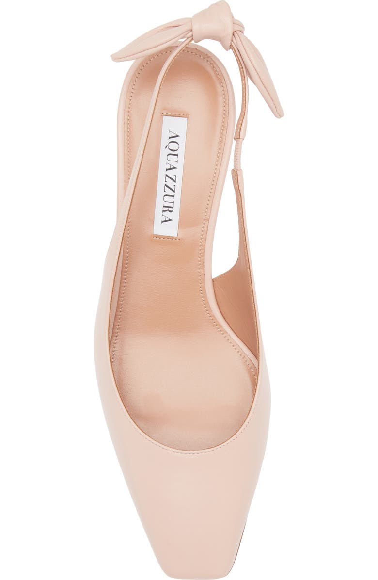 Aquazzura Very Bow Tie Slingback Pump, Alternate, color,