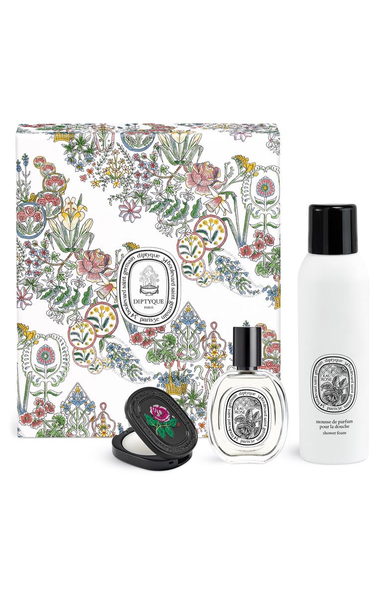 Diptyque Eau Rose 3-Piece Gift Set (Nordstrom Exclusive) $198 Value, Main, color,