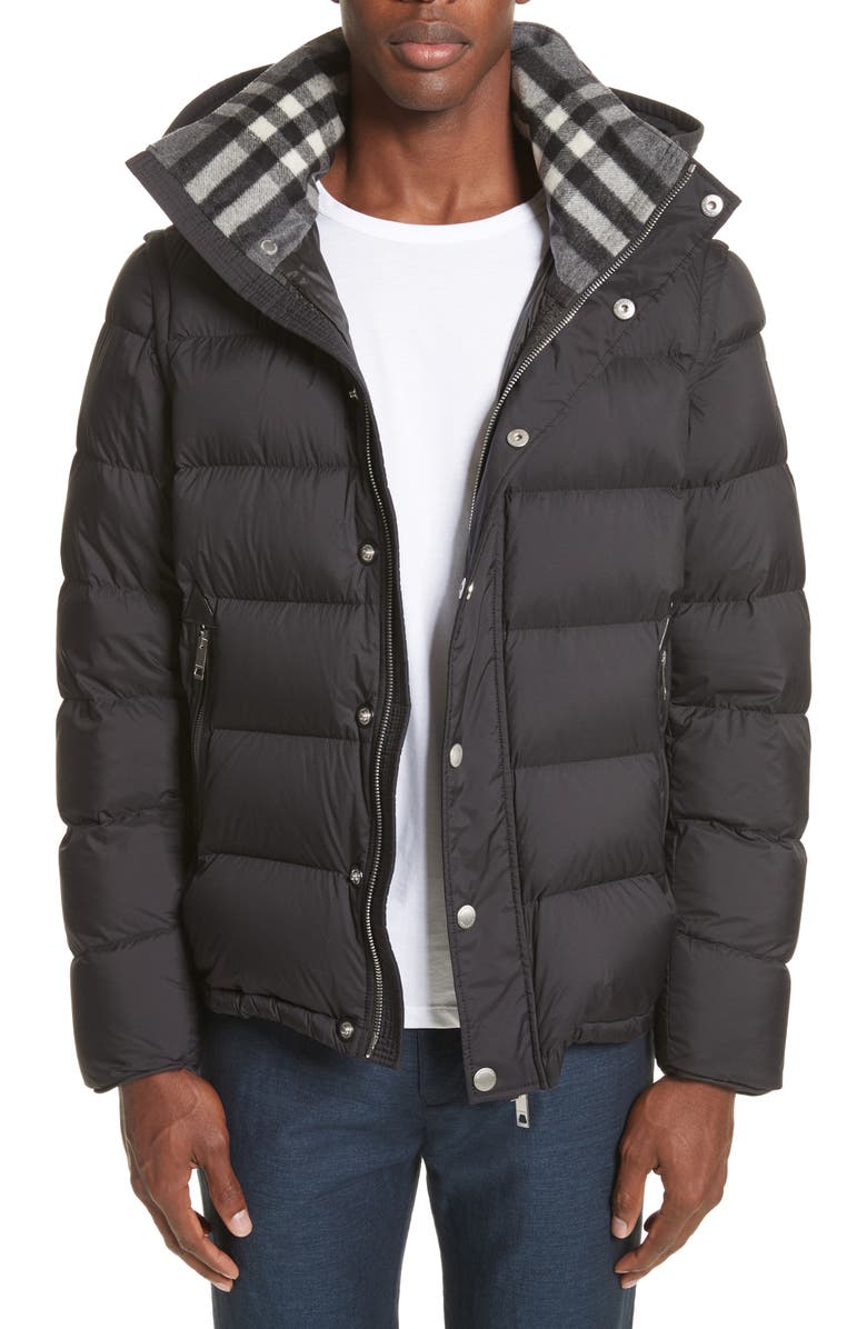 Burberry Hartley Convertible Down Jacket, Main, color, 