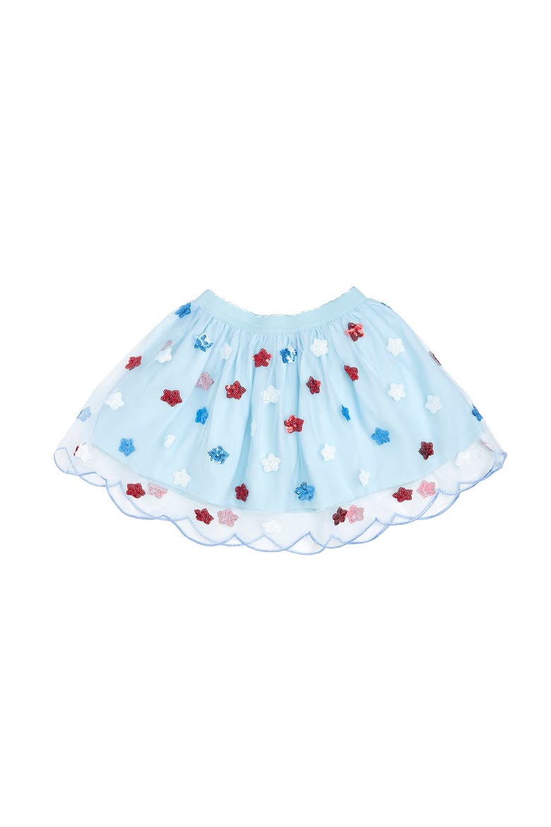 USA Sequin Stars Tutu, Main, color, Light Blue