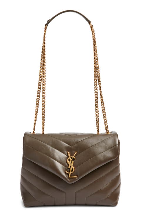 Small Loulou Chain Leather Shoulder Bag