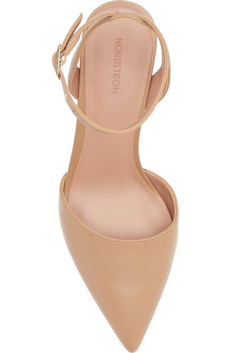 Nordstrom Pearla Kitten Heel Ankle Strap Pump, Alternate, color, Tan