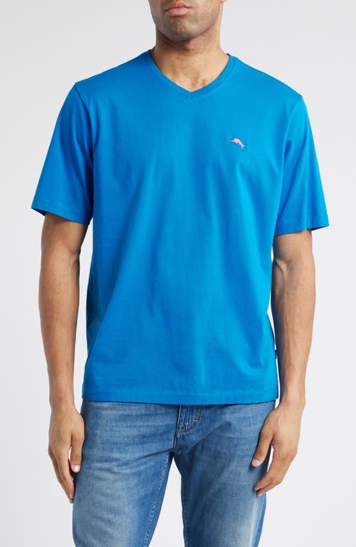 Tommy Bahama New Bali Skyline V-neck T-shirt In Skydiver Blue