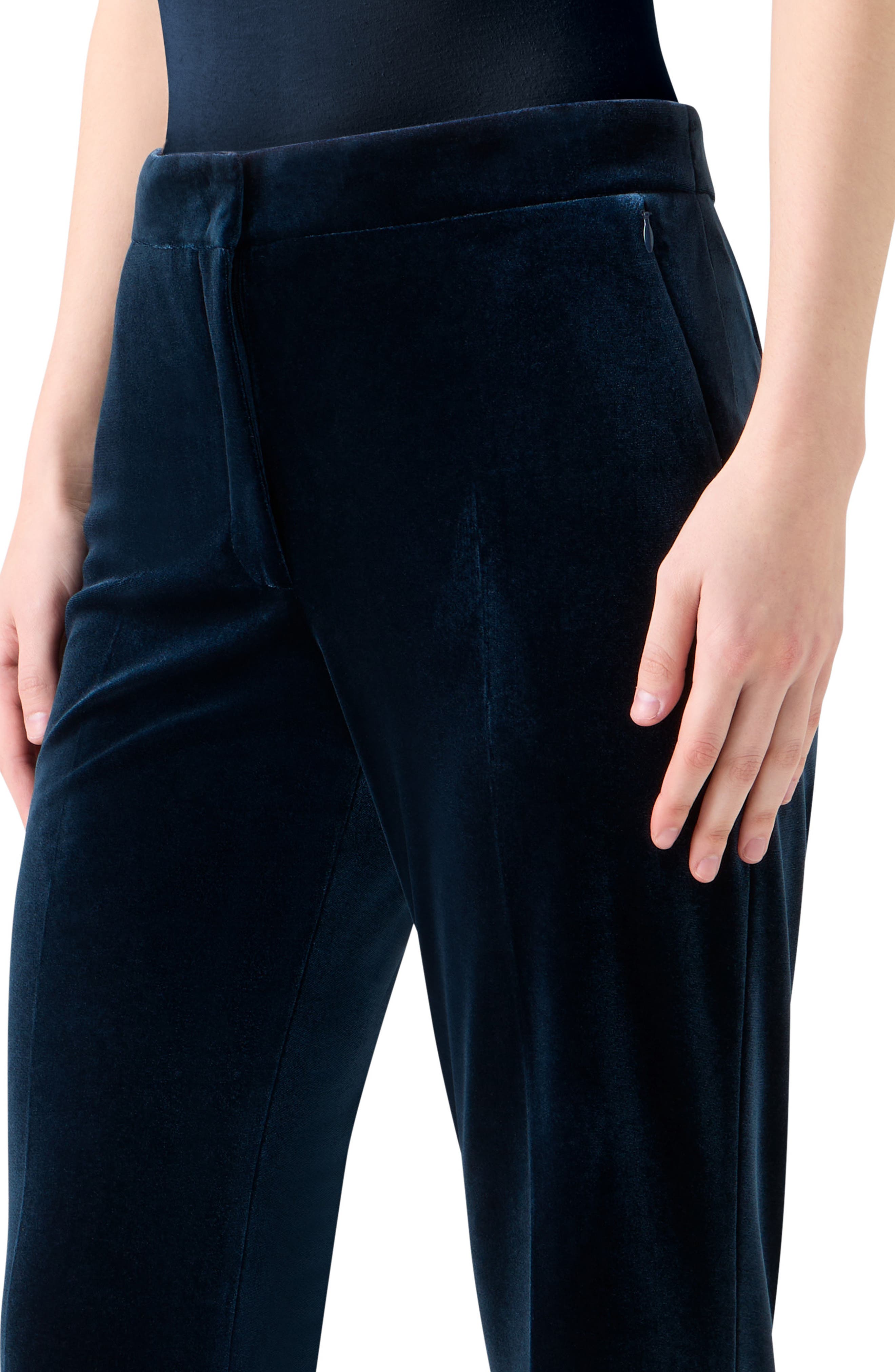 Akris Carl Velvet Neoprene Pants (Women) | Nordstromrack