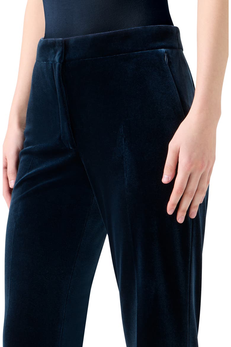 Carl Velvet Neoprene Pants, Alternate, color, DENIM BLUE