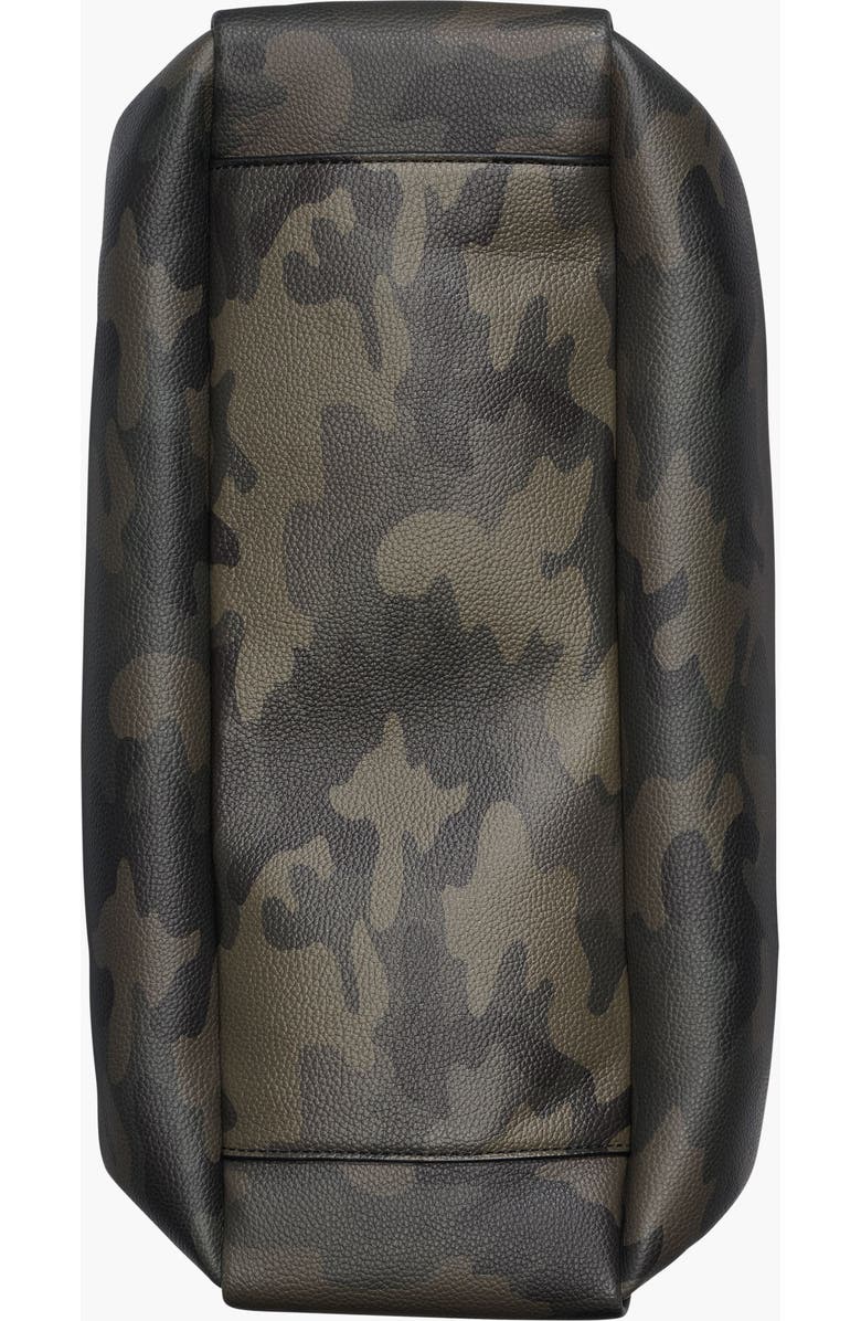 DKNY Bryar Large Satchel with Heart Dangle, Alternate, color, Camouflage