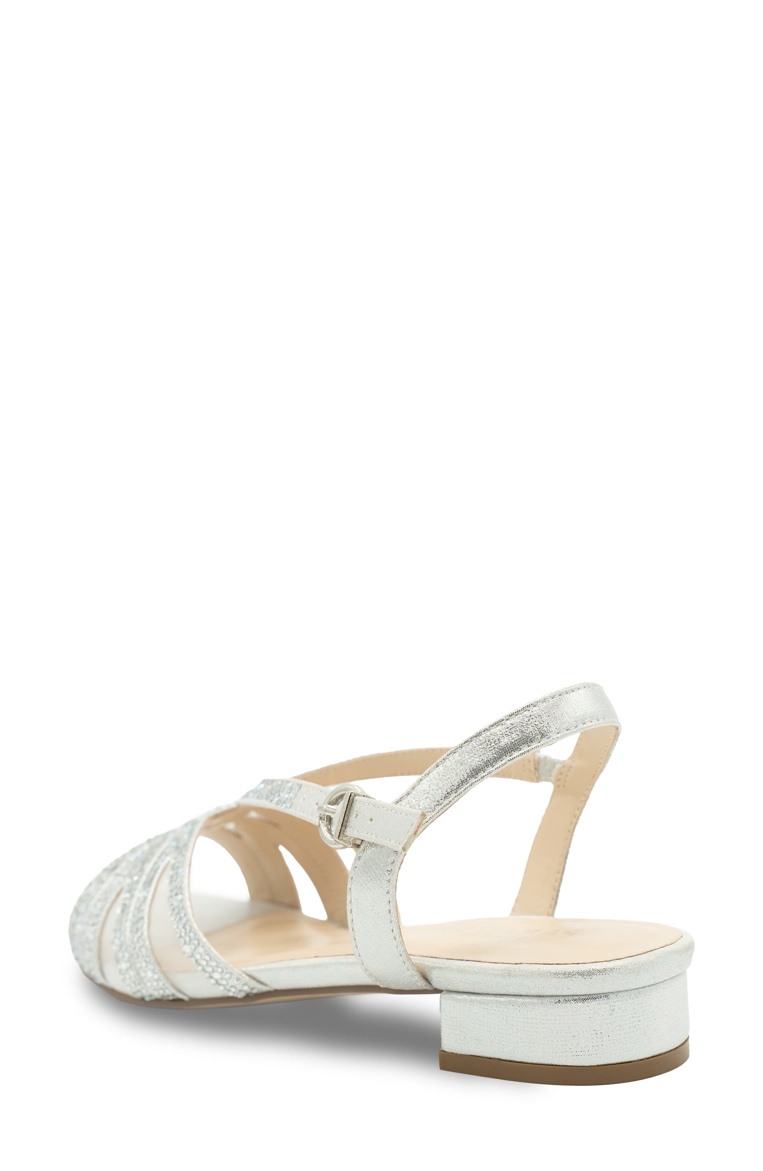 Paradox London Pink Quest Ankle Strap Sandal, Alternate, color, Silver