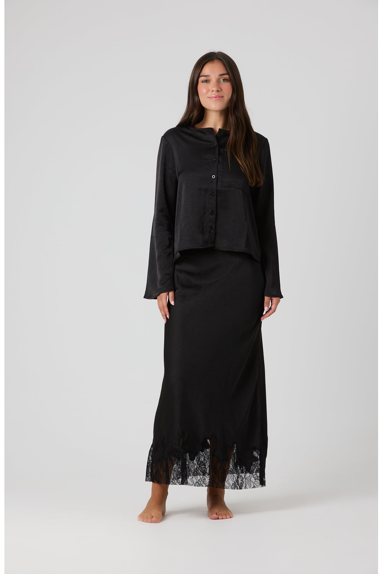 Olivia Blouse, Alternate, color, Black
