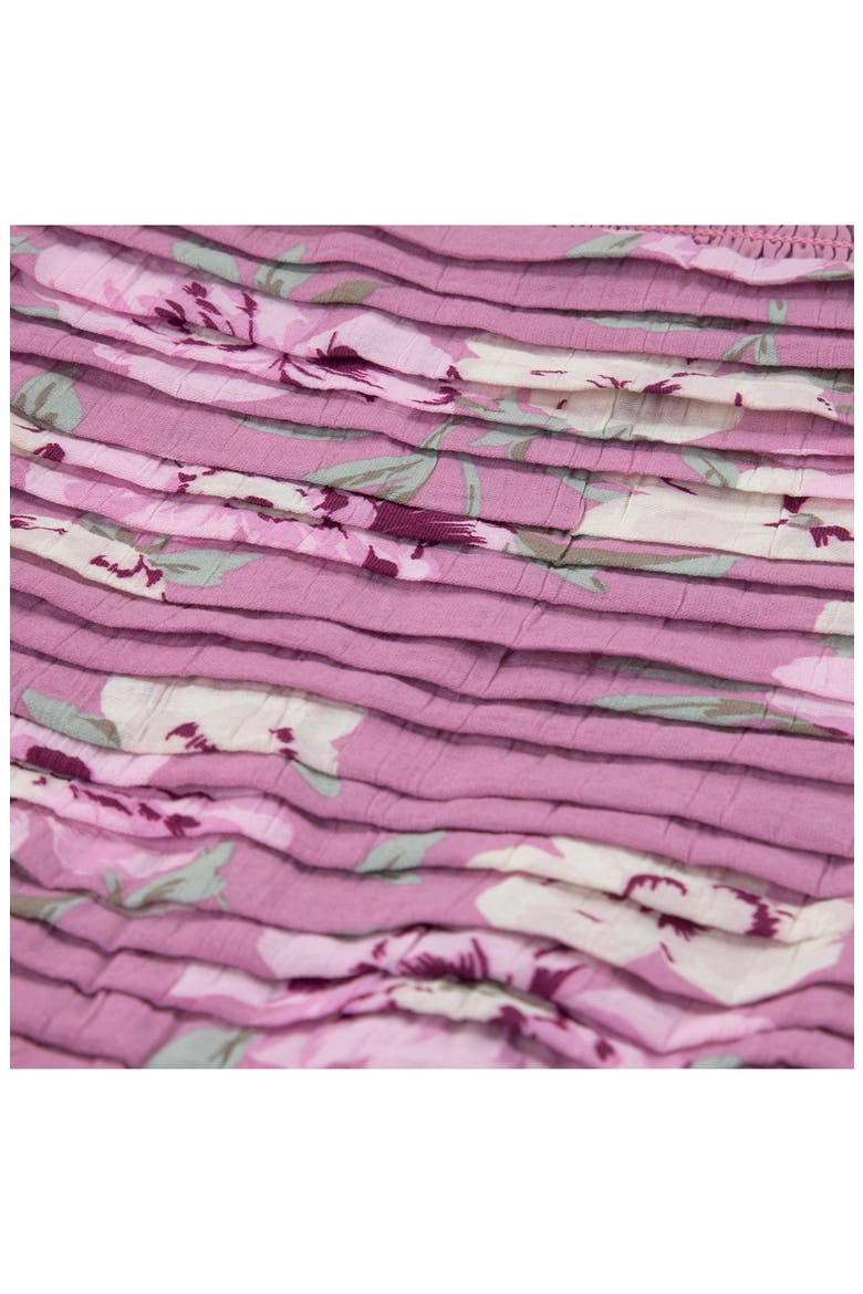 Emerson Floral Crinkle Dress, Alternate, color, MAUVE