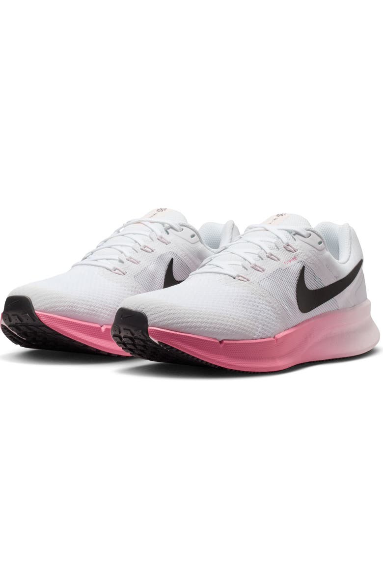 Nike Run Swift 3 Running Shoe, Main, color, White/ Black/ Pink-Peony