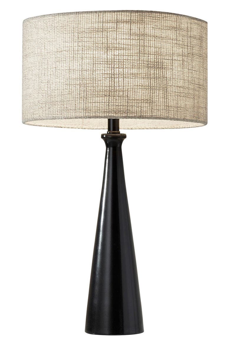 Linda Table Lamp, Main, color, BLACK
