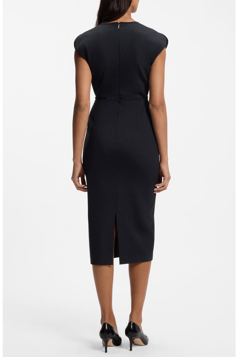 Stretch Knit Dress, Alternate, color, SKY CAPTAIN