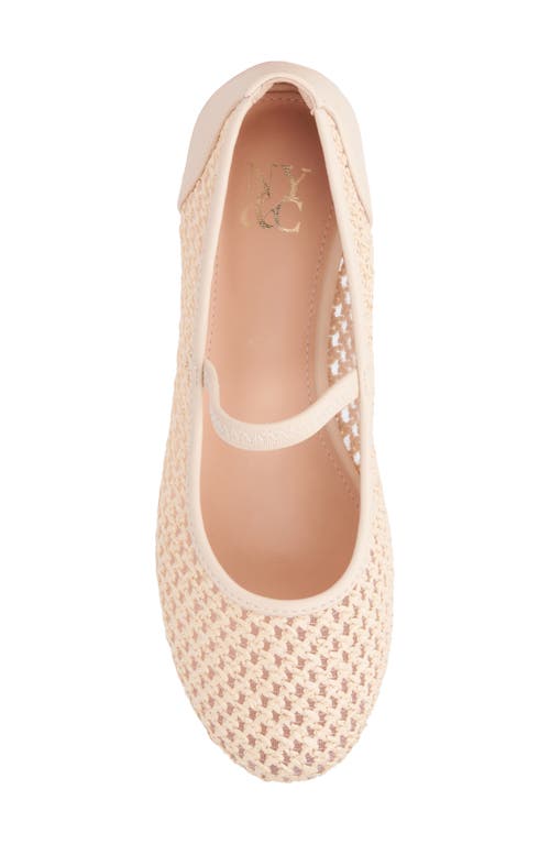 New York And Company Lara Woven Ballet Flat In Natural