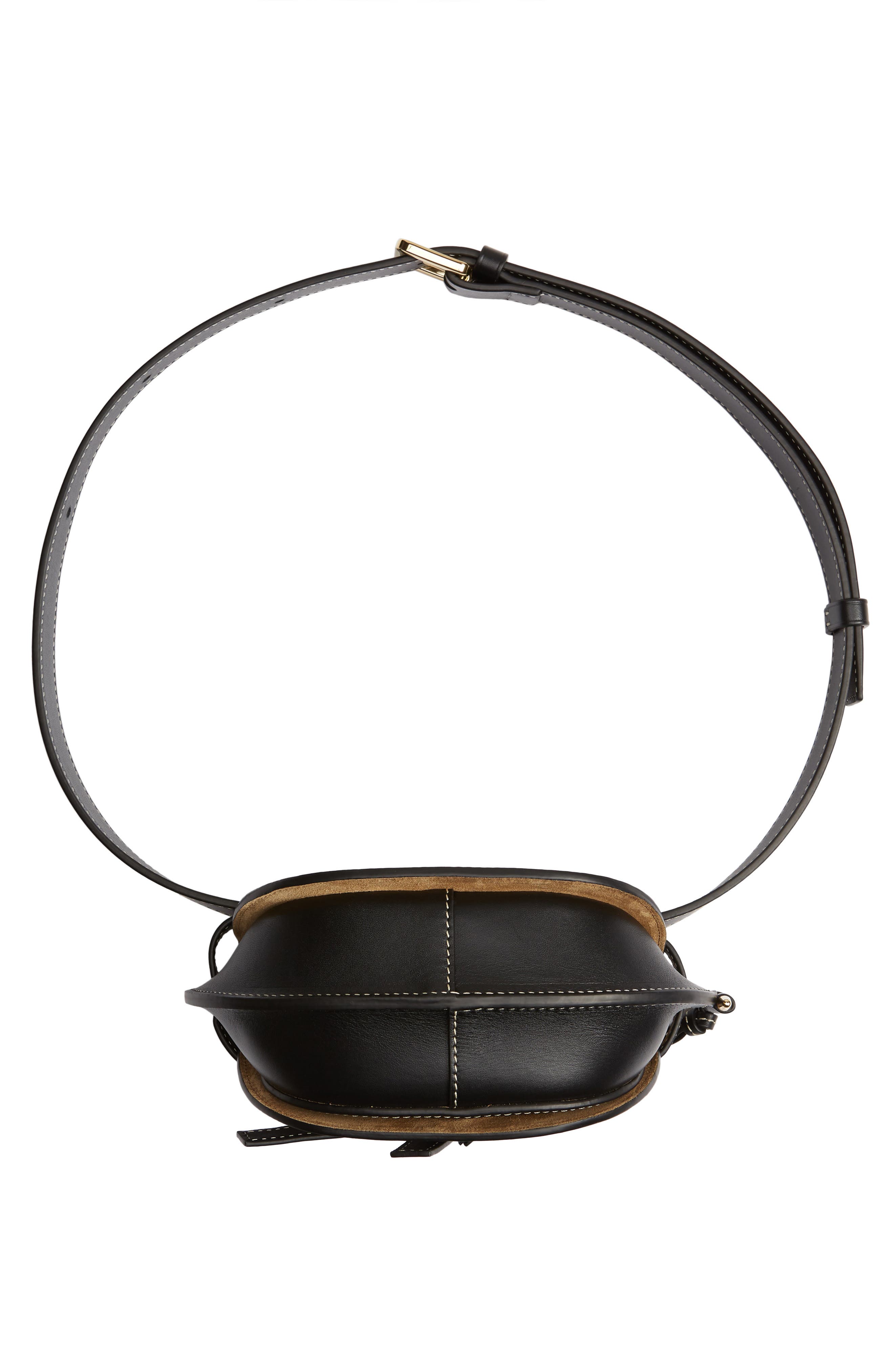 Loewe Mini Gate Calfskin Leather Belt Bag, Alternate, color, 