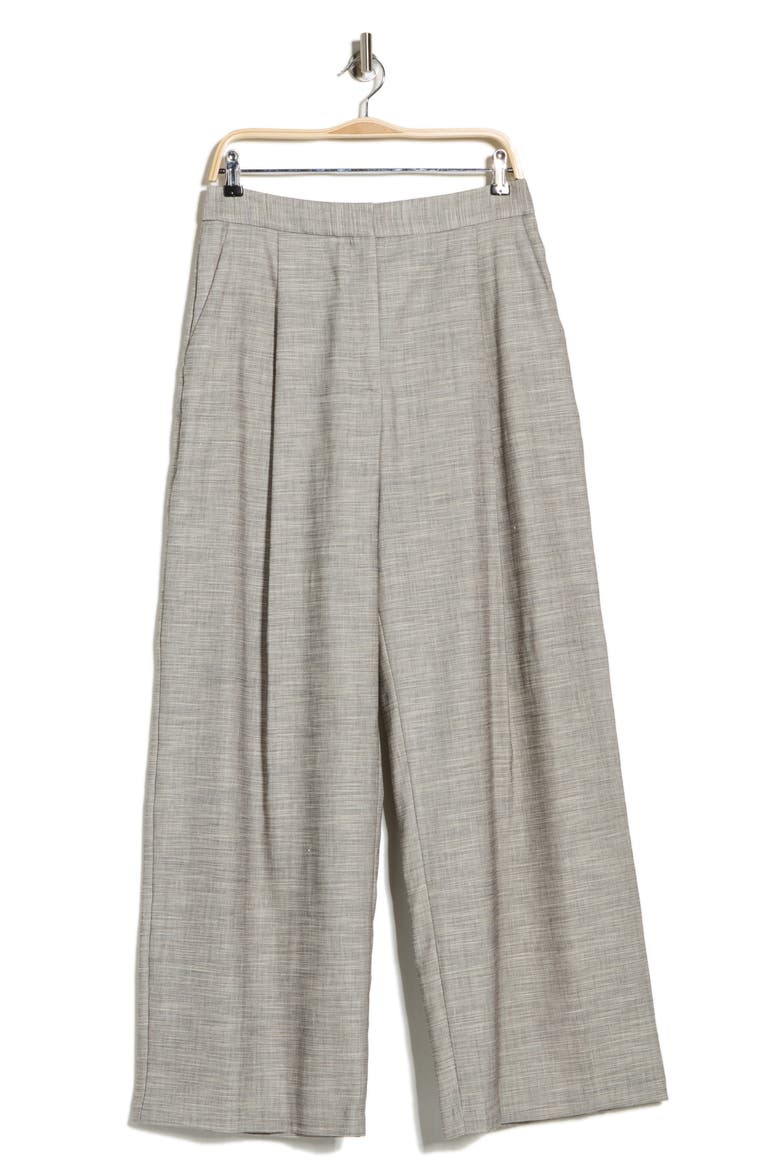 Greenwich Avenue Pleated Pants, Alternate, color, LIGHT HEATHER GREY
