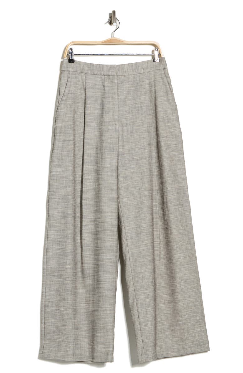 TWP Greenwich Avenue Pleated Pants, Main, color, Light Heather Grey