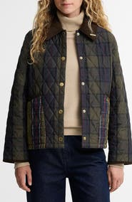 Barbour Tartan Reimagined Icon Quilted Jacket