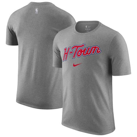 Men's Nike  Heather Gray Houston Rockets 2025/26 City Edition Remix Essential Logo T-Shirt