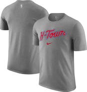 Nike Men's Nike Heather Gray Houston Rockets 2025/26 City Edition Remix Essential Logo T-Shirt