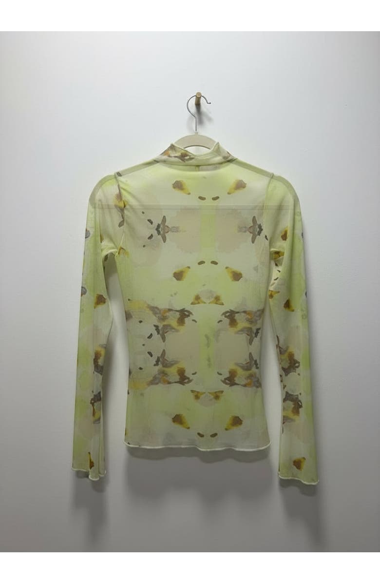 San Malo Lara Mesh Top, Alternate, color, Green