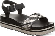 BEARPAW <p>Orion Faux Leather Platform Sandal (Women)</p>