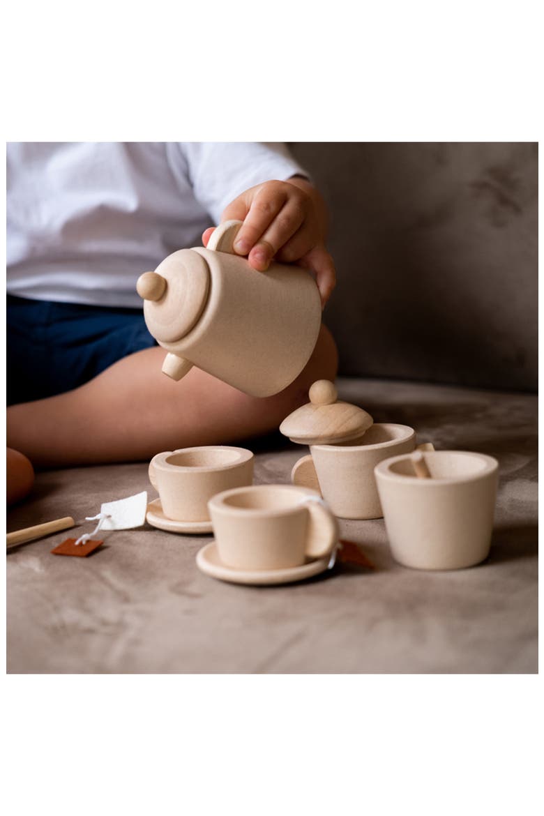 Wooden Tea Set, Alternate, color, NATURAL