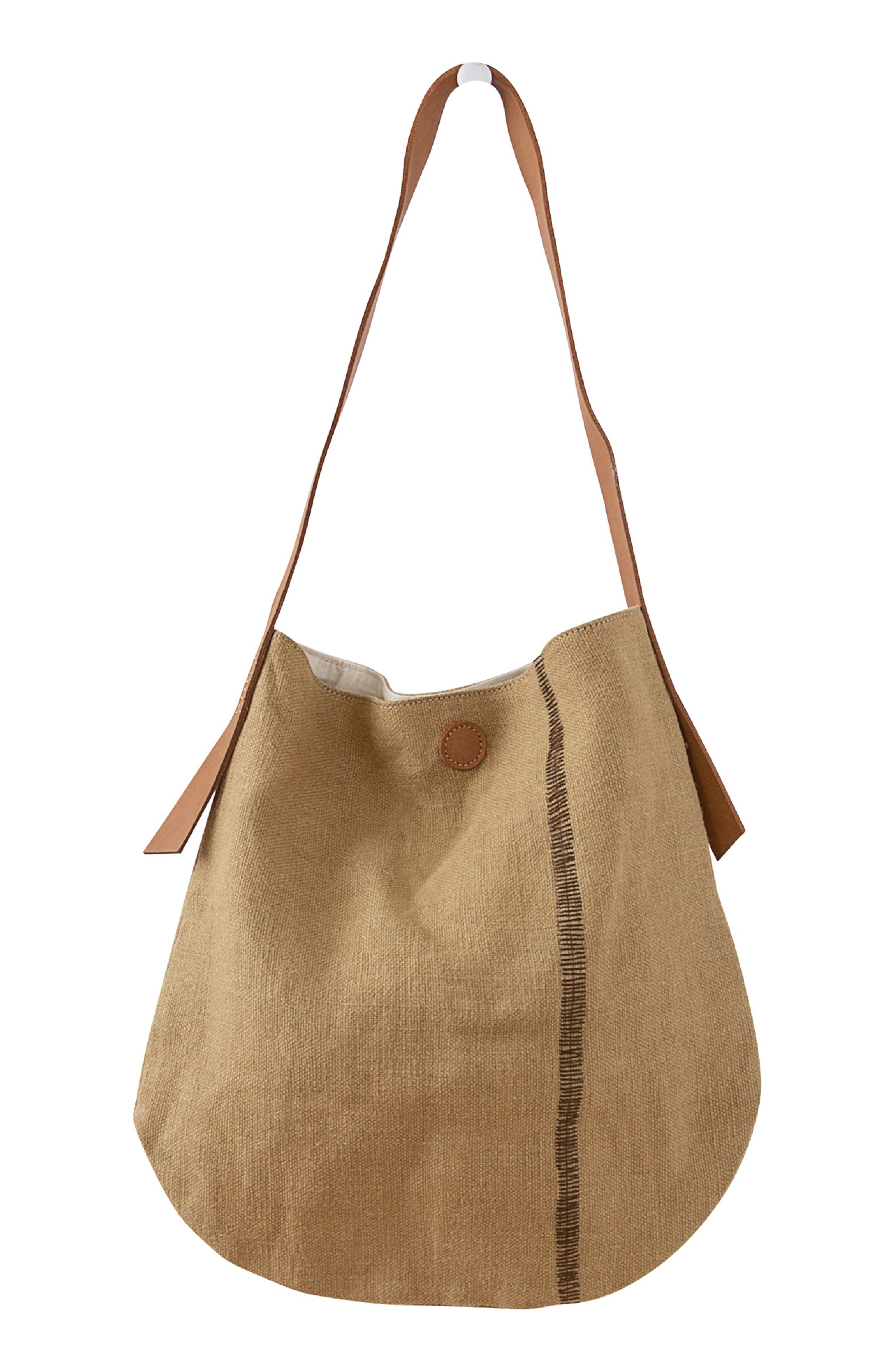 Archer Jute Tote, Main, color, NATURAL
