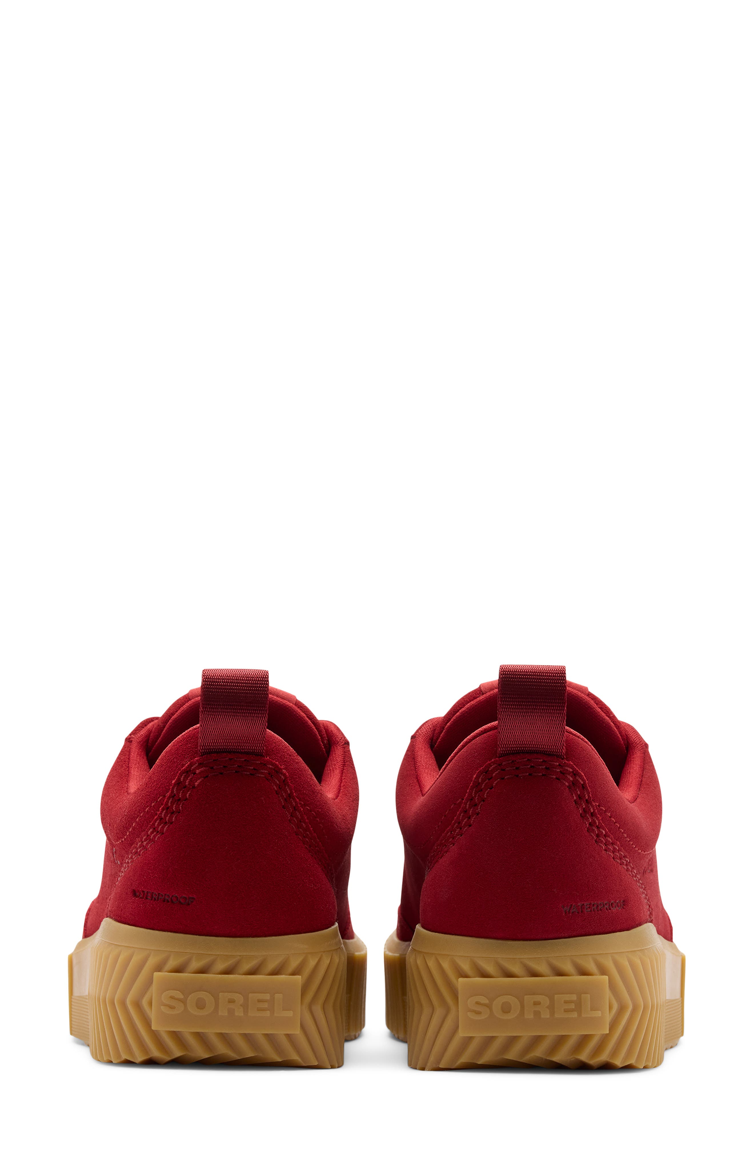 Ona Ave Waterproof Low Top Sneaker, Alternate, color, RED DAHLIA/ GUM 17