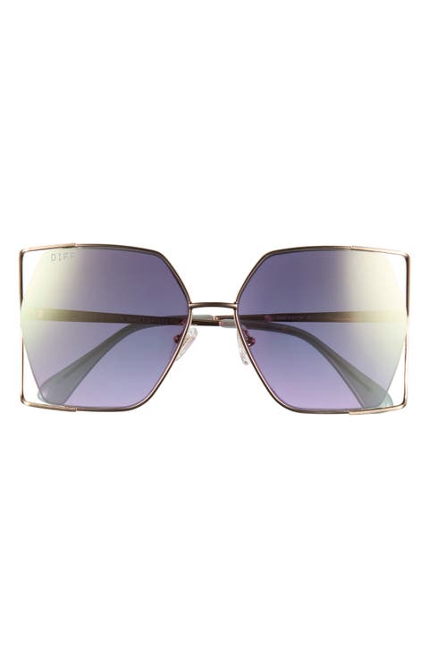 Dawn 61mm Square Sunglasses