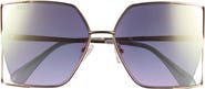 DIFF Dawn 61mm Square Sunglasses