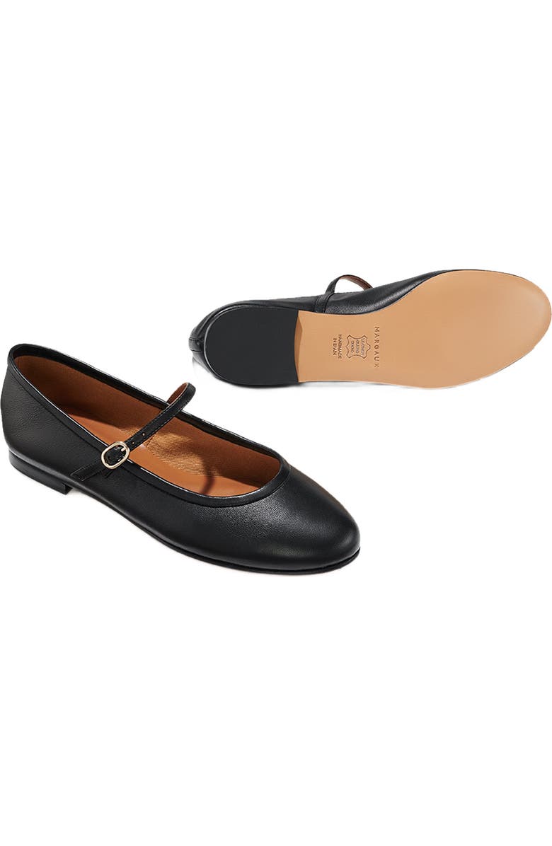 MARGAUX The Demi Jane Flat, Alternate, color, Black Nappa