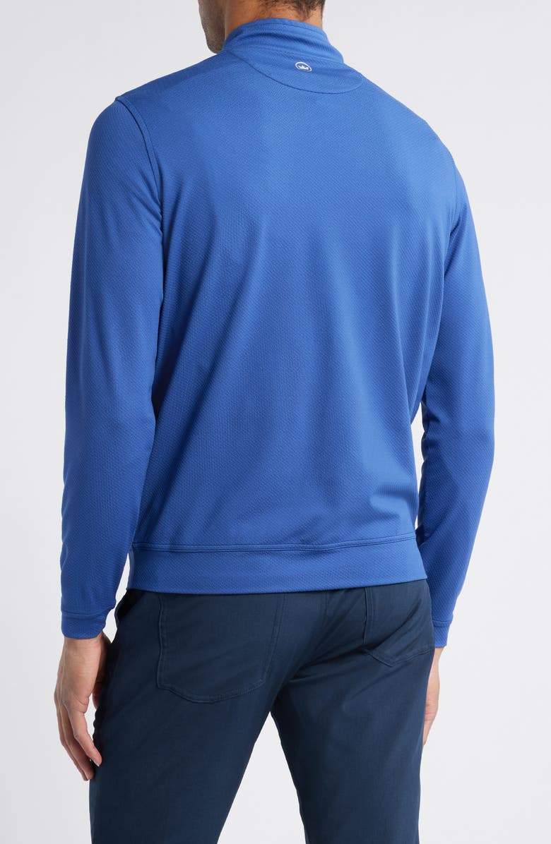 Peter Millar Perth Cross-Hatch Performance Quarter-Zip Pullover, Alternate, color,