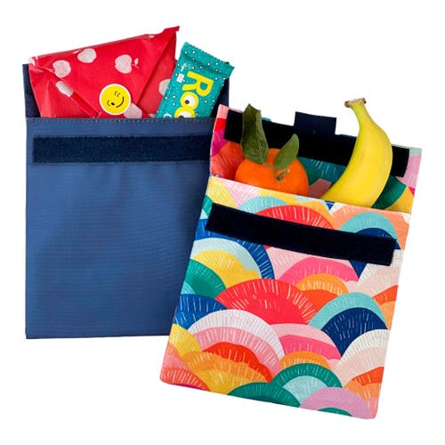 Yumbox Reusable Sandwich Bags Insulated, Washable, Eco-friendly Fabric Pouches For Snacks, Wraps & L