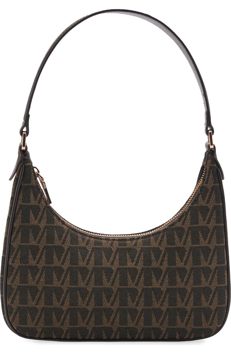 MANGO Logo Jacquard Shoulder Bag, Main, color,