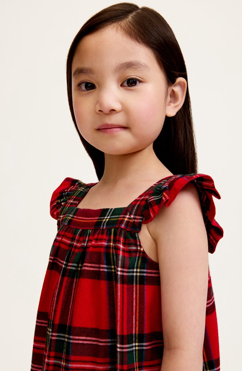 Petite Plume Kids' Clara Sleeveless Nightgown, Alternate, color, Red