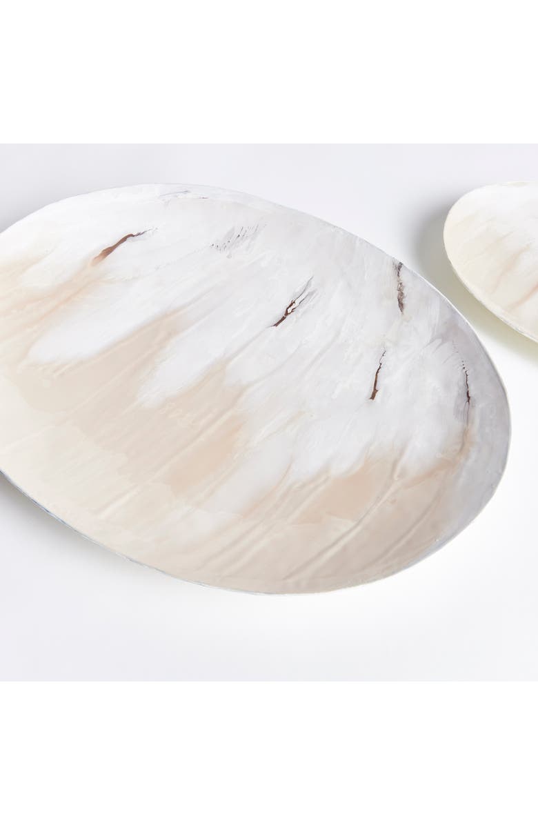 Napa Home & Garden Kona Decorative Plates Set of 2, Alternate, color, White