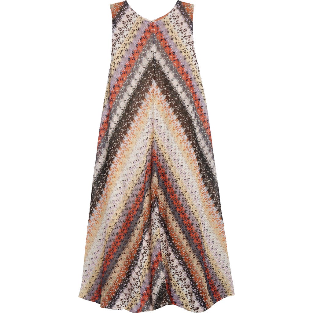Missoni Sleeveless A-line Minidress In Multi