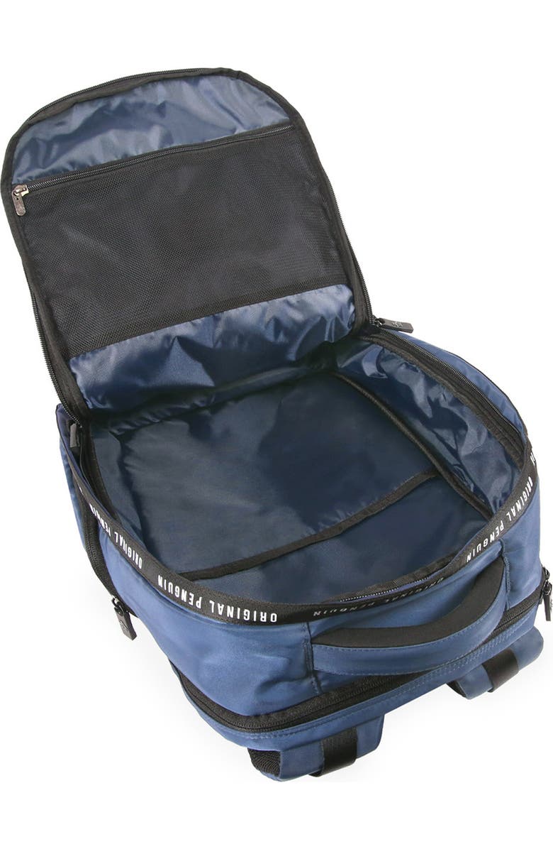 Original Penguin Soft Nylon Backpack, Alternate, color, Bluewing Teal