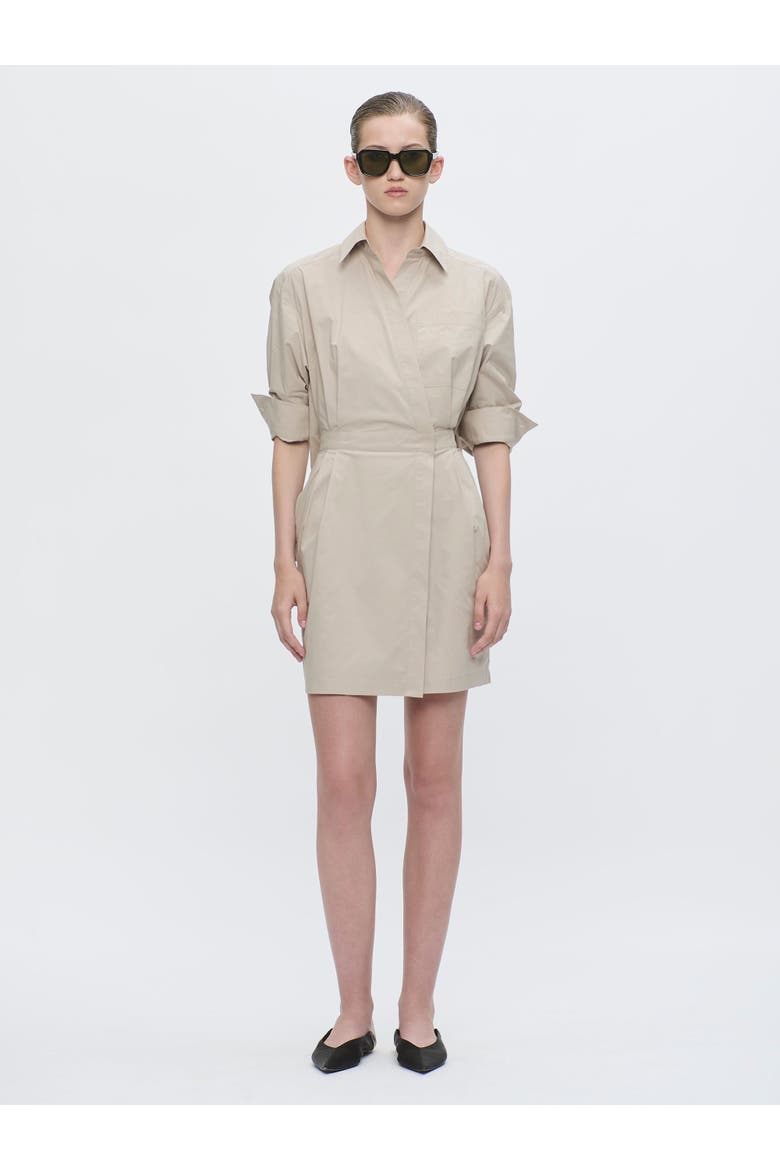 Jaxina Wrap dress, Alternate, color, Beige