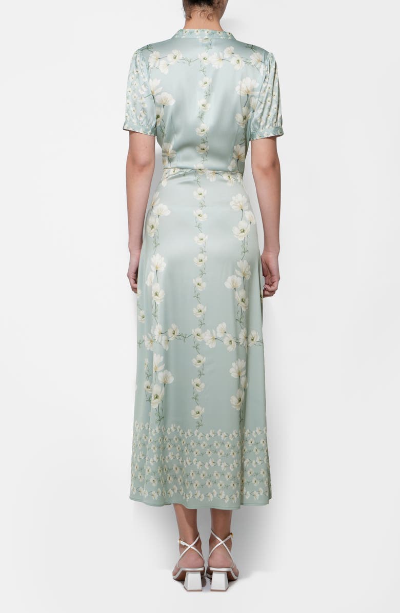 Adelyn Rae Jailyn Floral Print Satin Maxi Dress, Alternate, color,