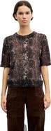 GERARD DAREL Rosa Animal Print Top