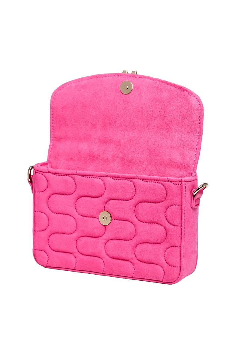 Mimi Swirl Shoulder Bag with Scarf, Alternate, color, Pink Flash