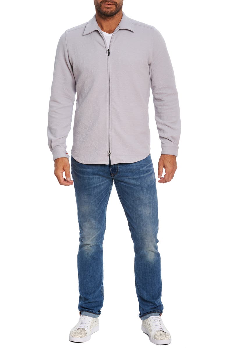 Robert Graham Roebuck Knit Shirt Jacket, Alternate, color, 