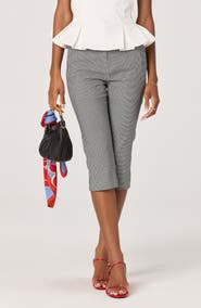 ASTR the Label Cardin Houndstooth Capri Pants