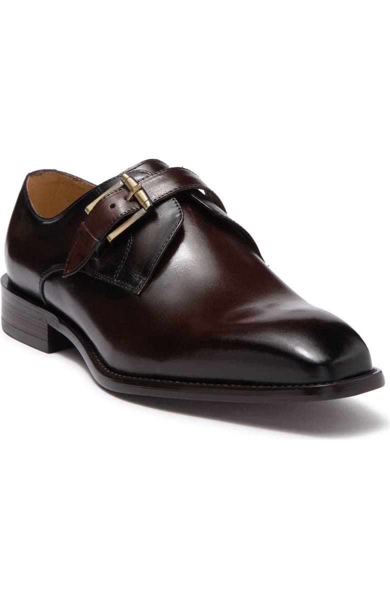 Maison Forte Davos Buckle Strap Leather Loafer, Main, color,