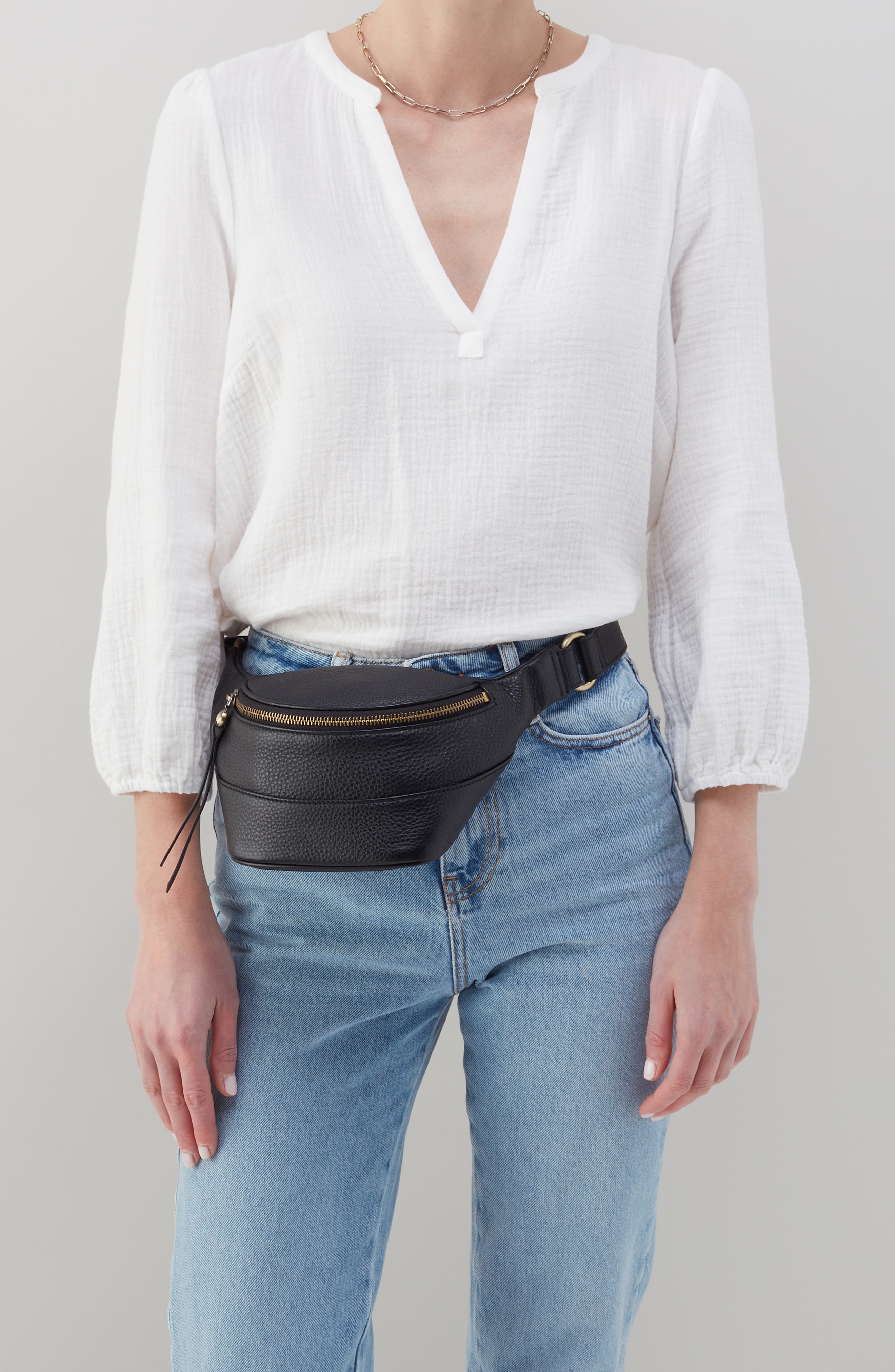 HOBO Jett Leather Belt Bag, Alternate, color, 