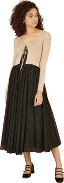 Yumi Metallic Rib Knit Bolero